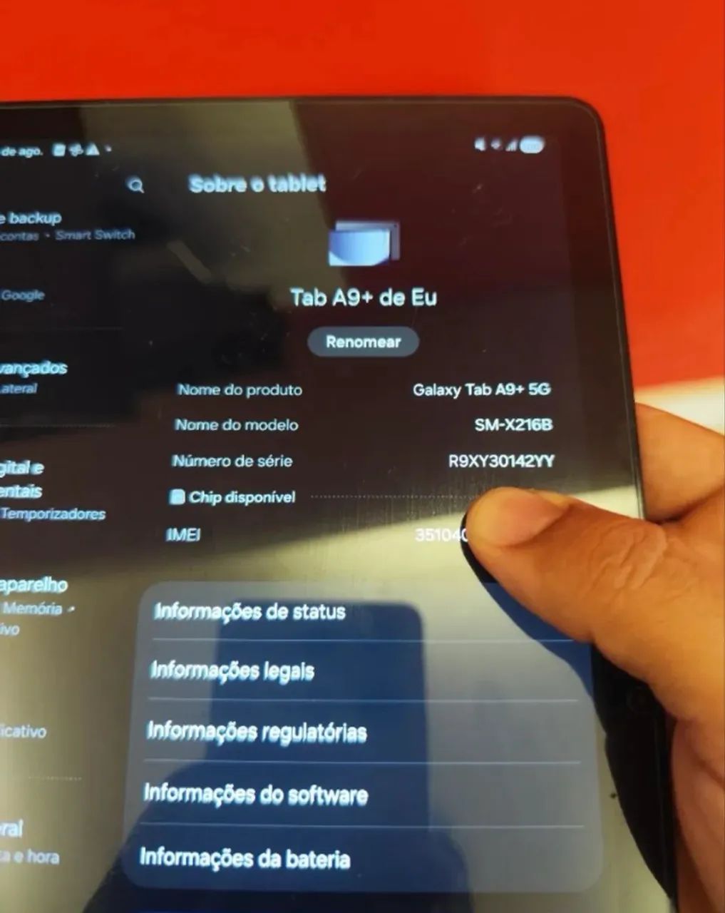 Tablet Samsung galaxy A9+ - Foto 2