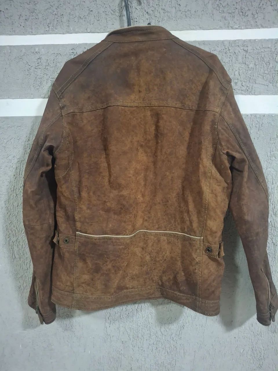 Jaqueta de couro massimo dutti  - Foto 2
