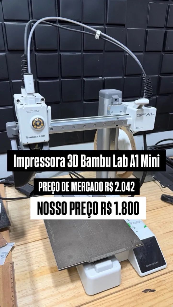 Impressora 3D Bambu Lab A1 Mini