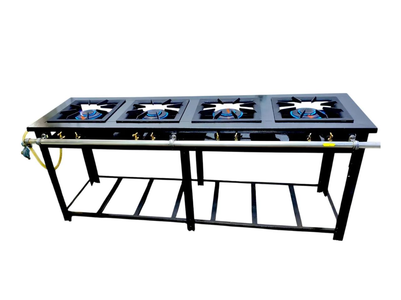 Fogão industrial linear 4 bocas 40x40 Venâncio
