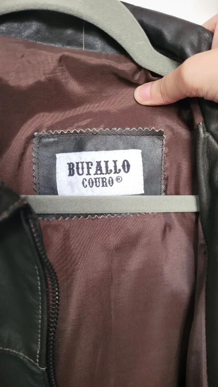 Jaqueta de Couro Masculina da Buffalo Couro - Foto 5