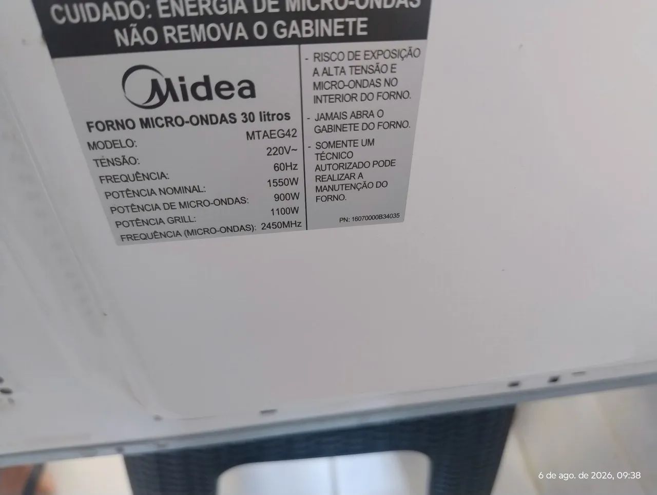 Microondas semi-novo  - Foto 3
