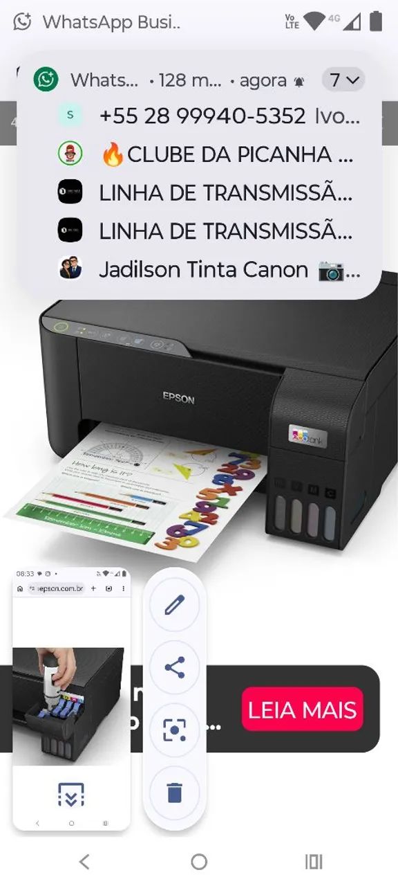 Multifuncional Epson l3250  - Foto 3