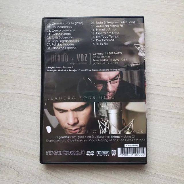 DVD Piano e Voz... Amigos e Pertences - Foto 2
