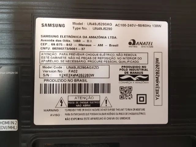 Smart tv Samsung 43 polegadas funcionando com defeito na tela - Foto 5