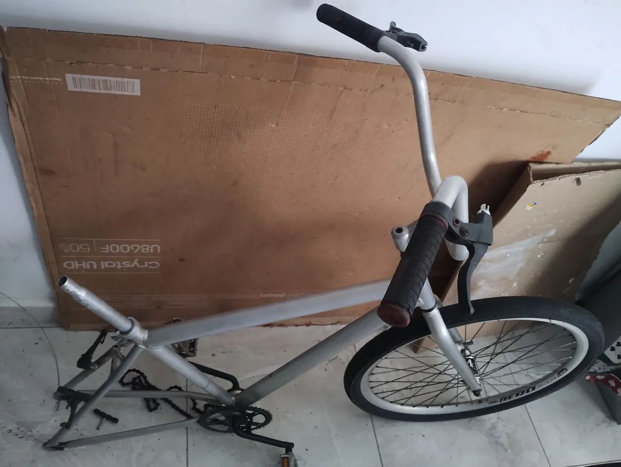 Quadro de bicicleta em alumínio  - Foto 2