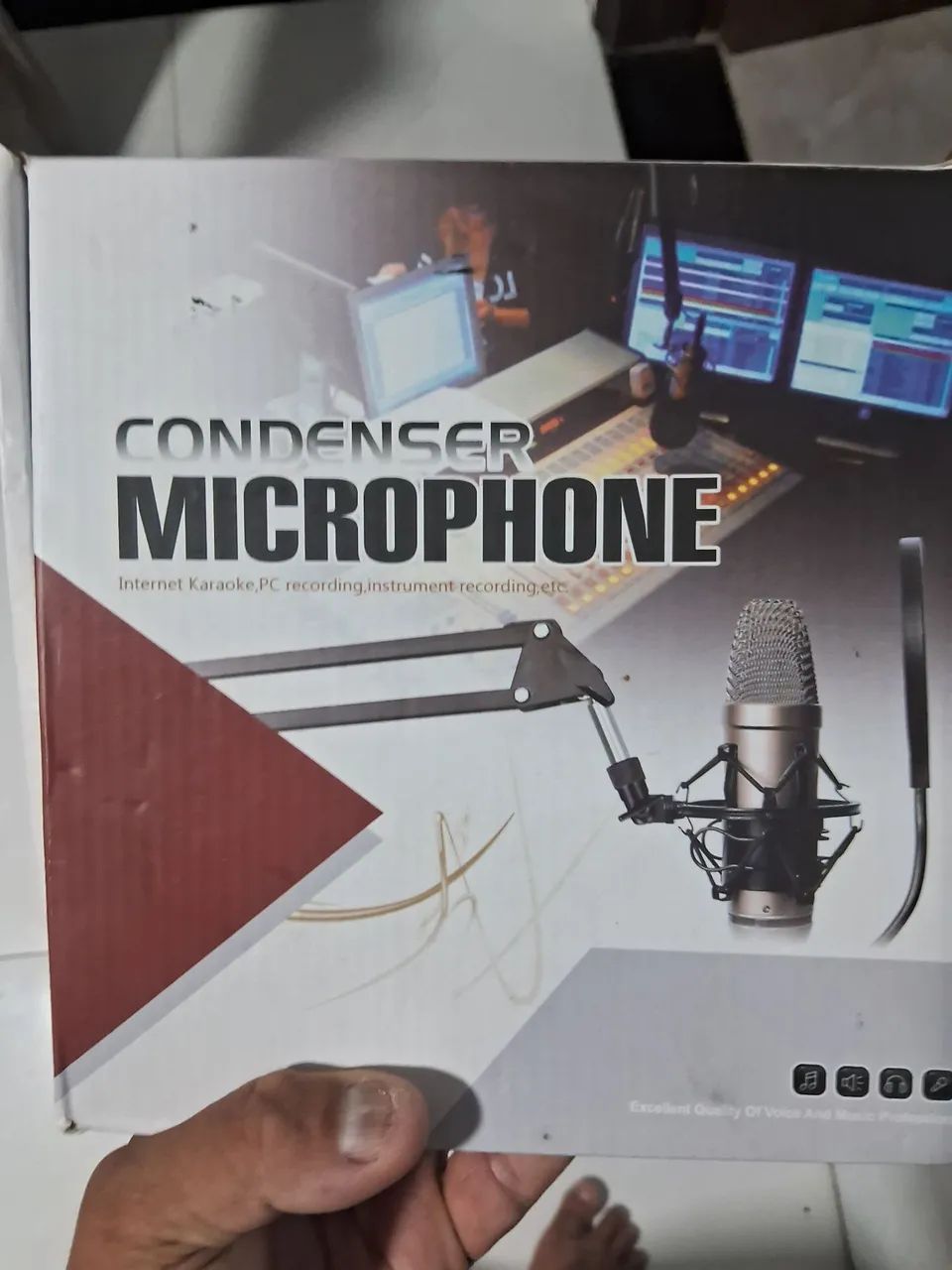 Vendo microfone  condensador seminovo  - Foto 3