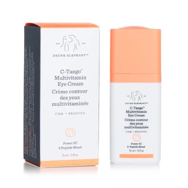 Creme multivitamínico para os olhos Drunk Elephant C-Tango vitamina C e extrato de pepino 