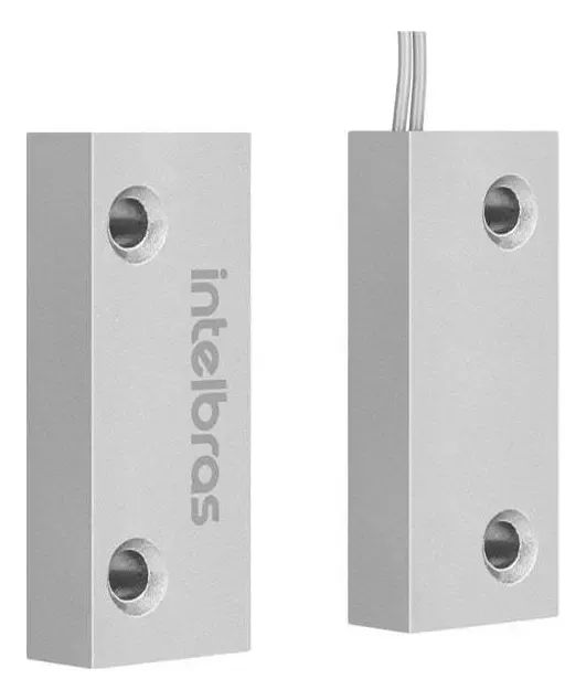 Sensor Magnético Com Fio Intelbras Xas Porta De Aço Mini