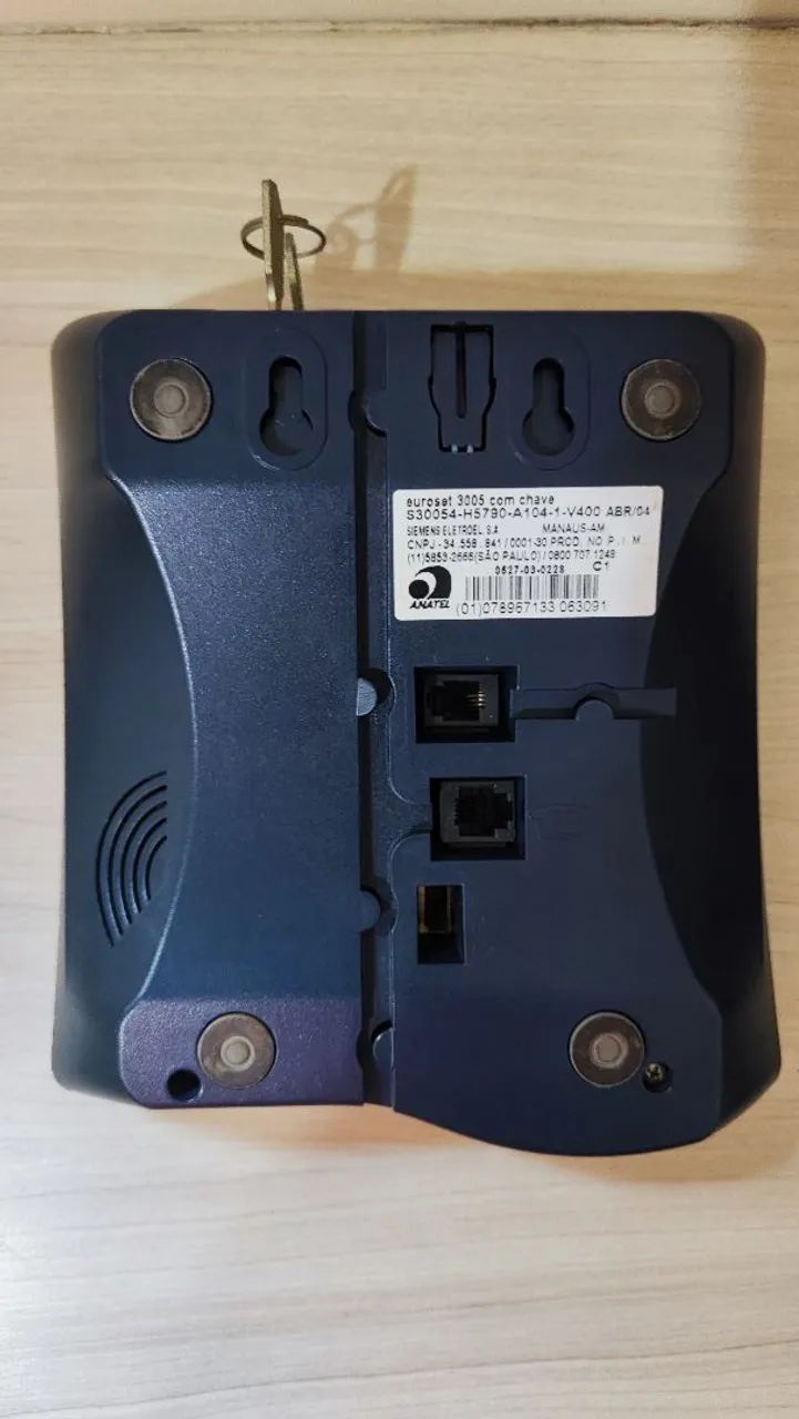 Telefone Siemens Euroset 3005 com chave - Foto 5