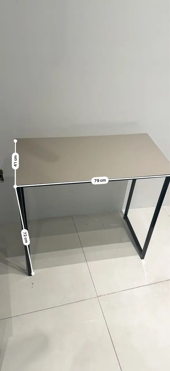 Mesa de Computador / Escritório - Cinza usada