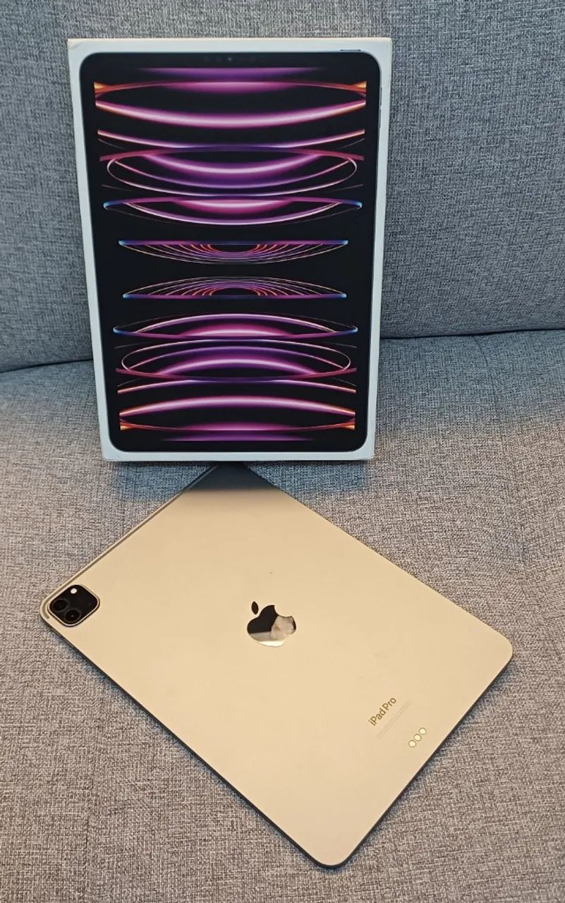 iPad Pro 11 M2 256gb Perfeito Troco - Foto 4