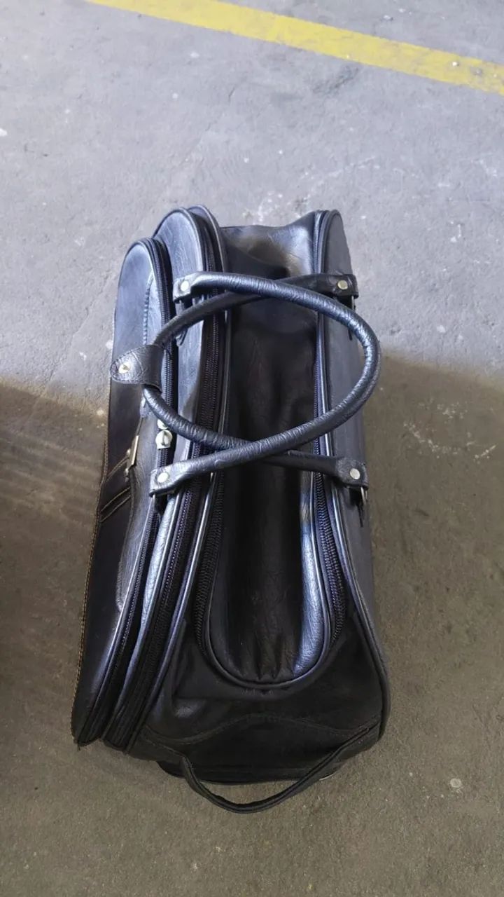 Bolsa de viagem de couro!