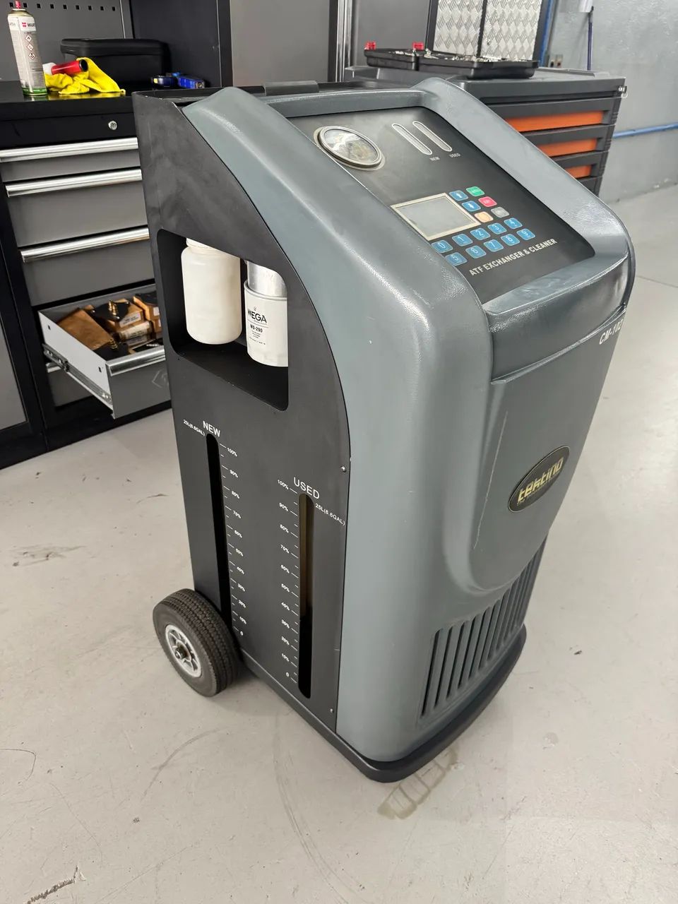 Máquina para troca de óleo de câmbio 