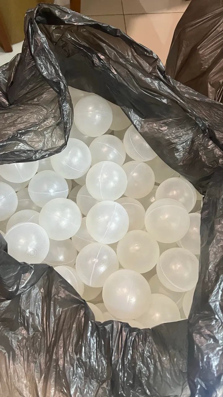 Bolas transparentes semi novas  - Foto 2