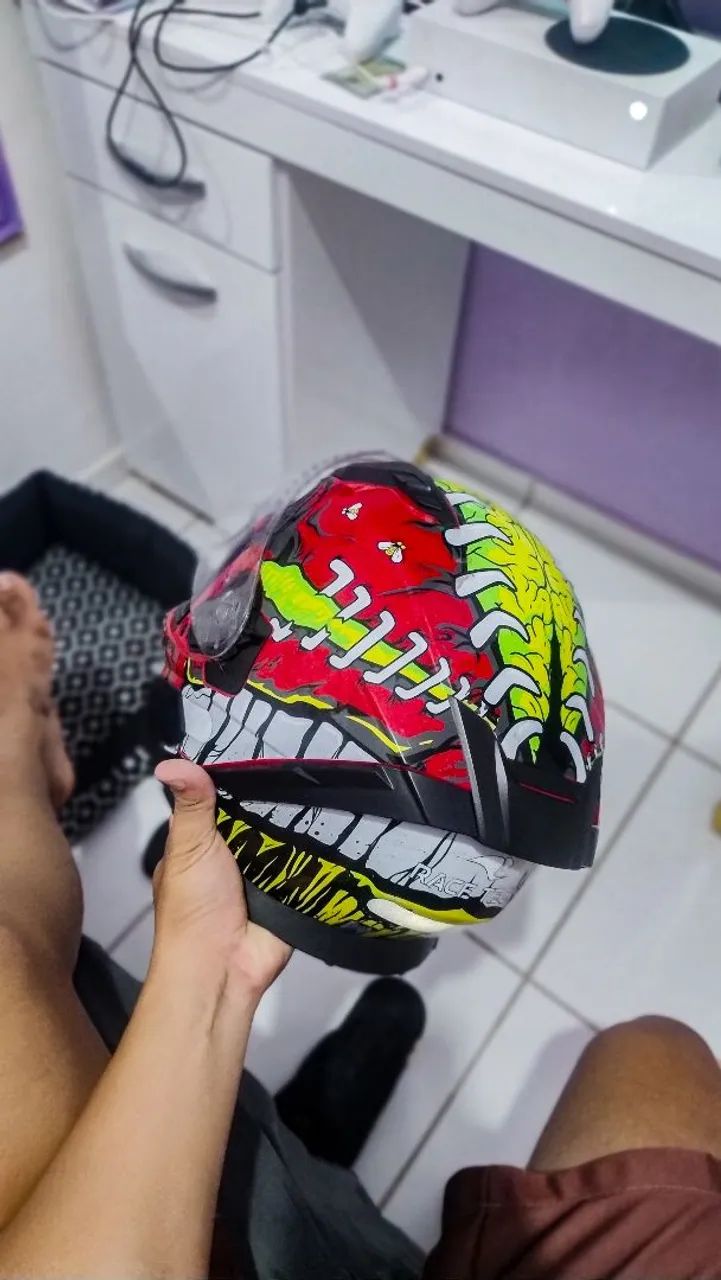 CAPACETE RACE TECH - Foto 3