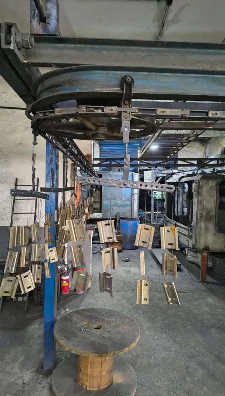 Pintura Eletrostática Linha contínua completa  BARATA  - Foto 2