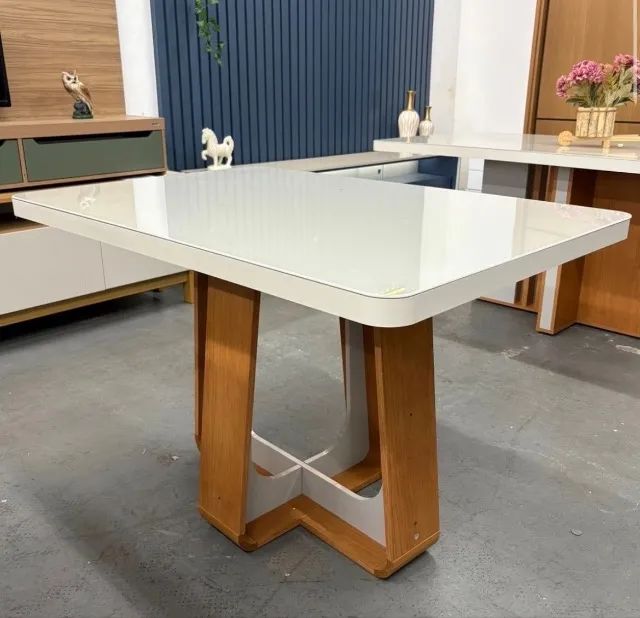 Mesa Belluno 170 com 6 Cadeiras Florença - Foto 3