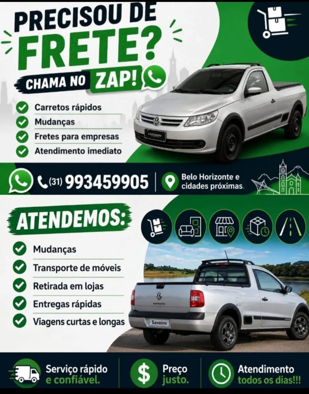 Carretos ,  fretes e viagens 