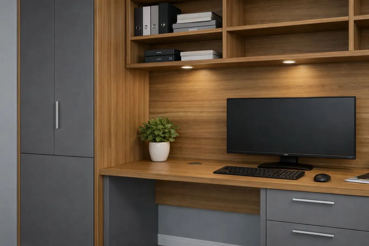 Móvel planejado para escritório setup - Foto 3