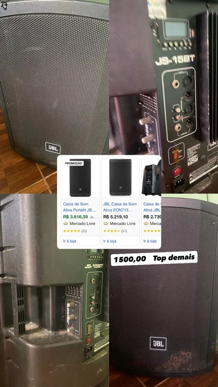 Caixa amplificada JBL   - Foto 4