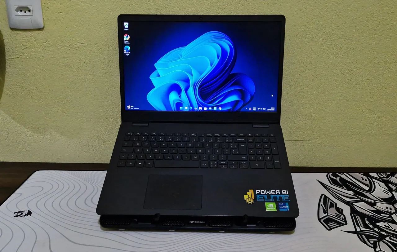 Notebook Dell i7 11ª Geração + SSD + Placa de Vídeo NVIDIA - Excelente Estado