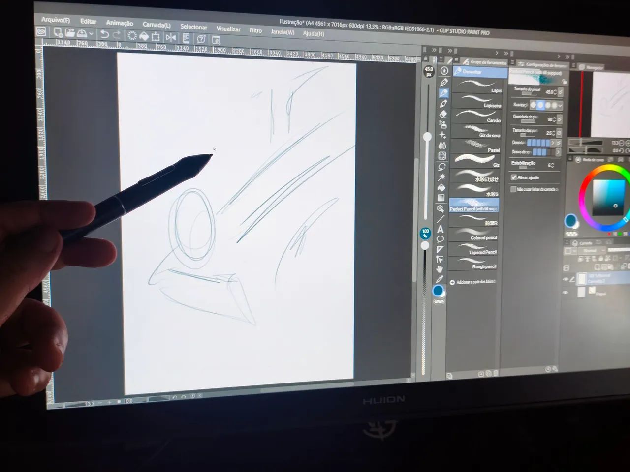 Huion Kamvas 22 (7 Meses de Uso) - Foto 3