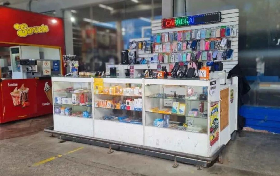 Quiosque para fins comerciais 