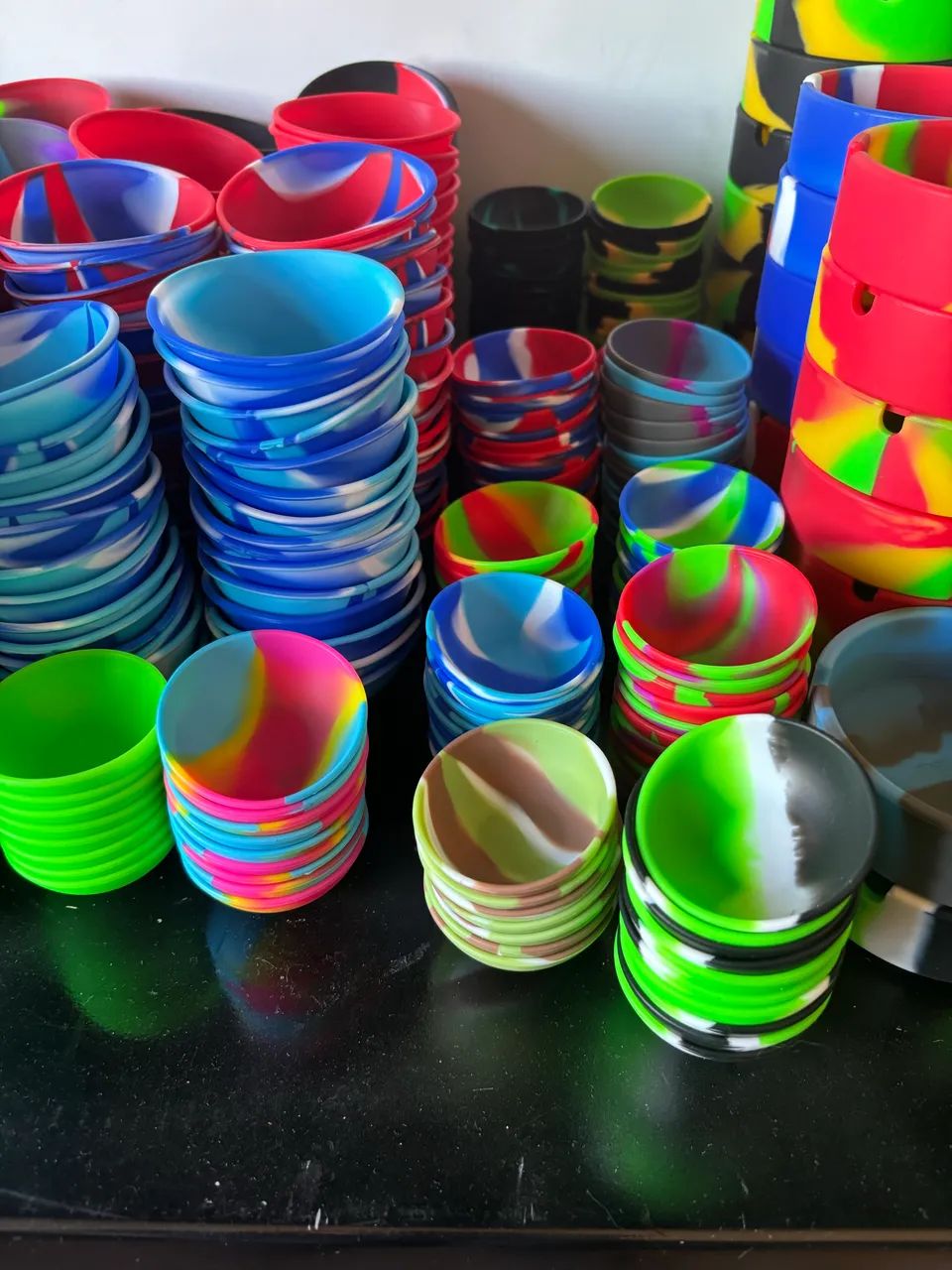 10 Mini cuias novas silicone top escolha sua cor favorita