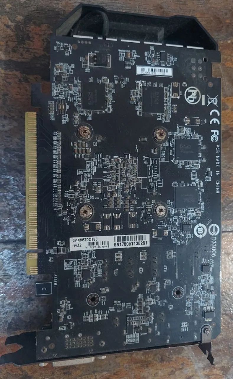Placa de vídeo GTX 1050 Ti 4gb Gigabyte - Com defeito - Foto 2