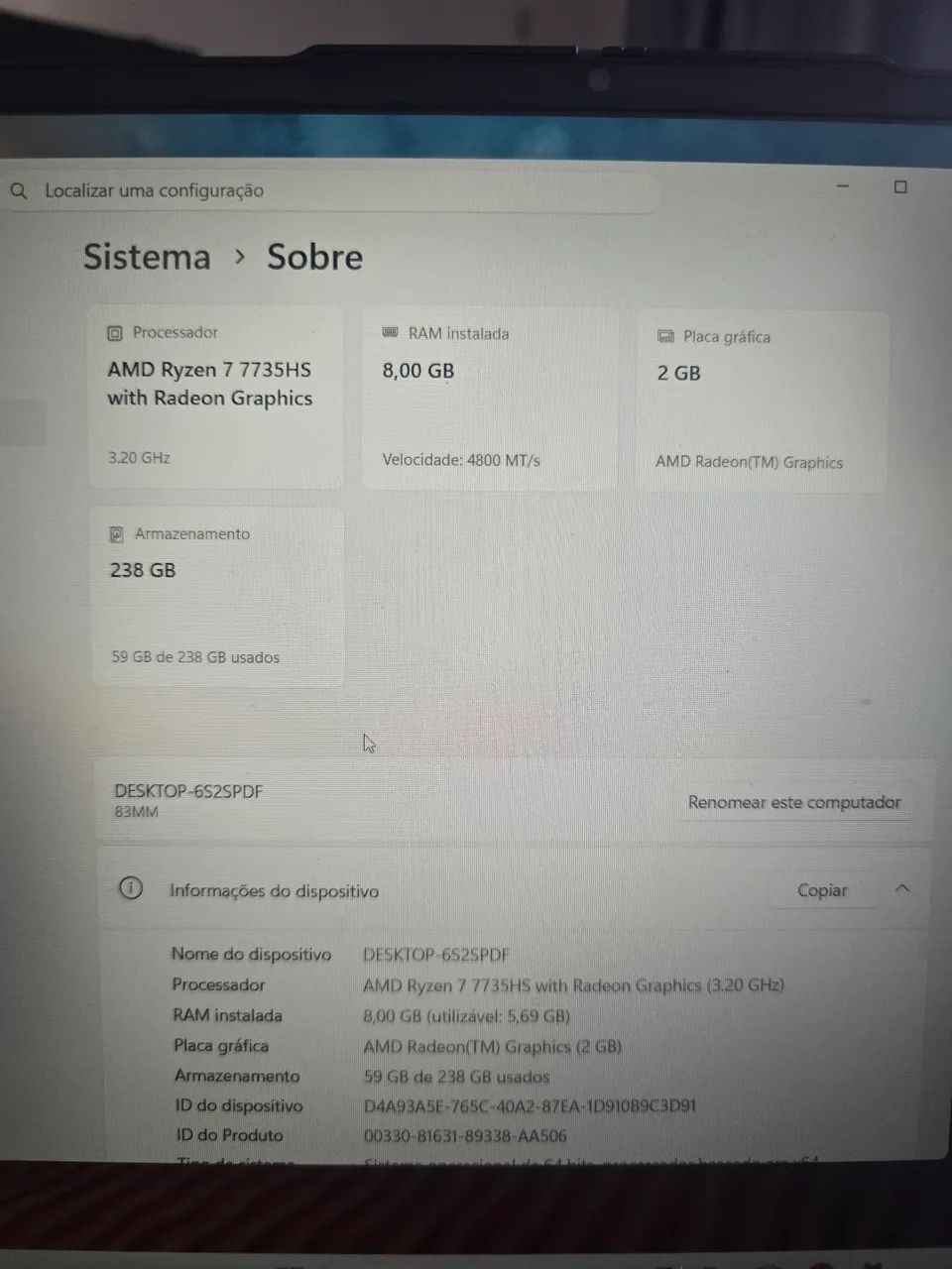 Notebook Lenovo Slim 3 - Foto 4