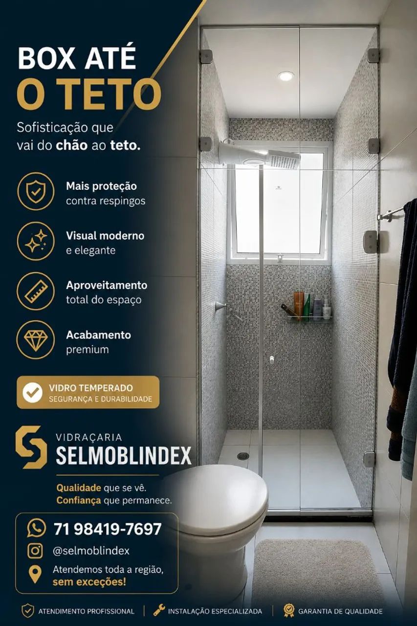 Box de vidro 
