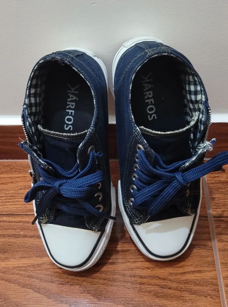 Tênis ? Lindo de jeans com Zíper. - Foto 2