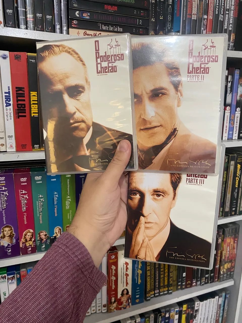 Box DVD Trilogia O Poderoso Chefão - The Coppola Restoration 3 Discos - Foto 5