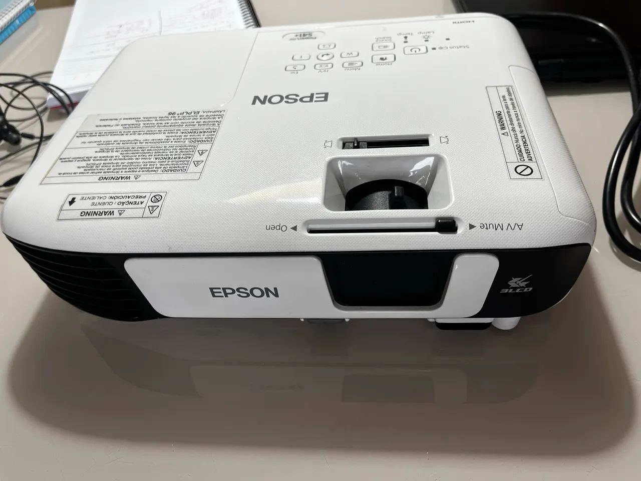 Projetor Epson PowerLite S41+ oferta imperdível 