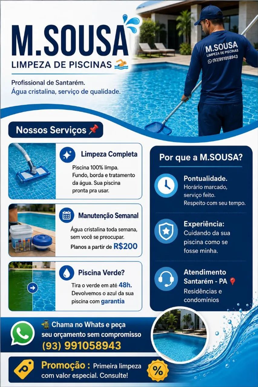 Manutenção de Piscinas ?