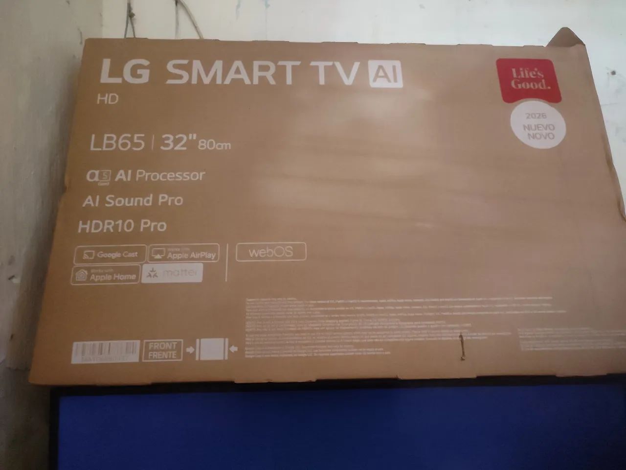 Televisão LG 32 polegadas novíssima na caixa comprada no dia 17 de setembro (com nota) - Foto 2