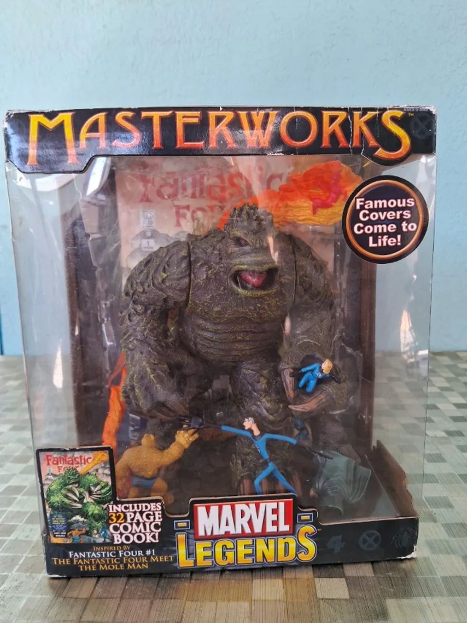 Diorama Marvel Legends Quarteto-Fantástico Vs Homem-Topeira (MASTERWORKS) - Foto 4