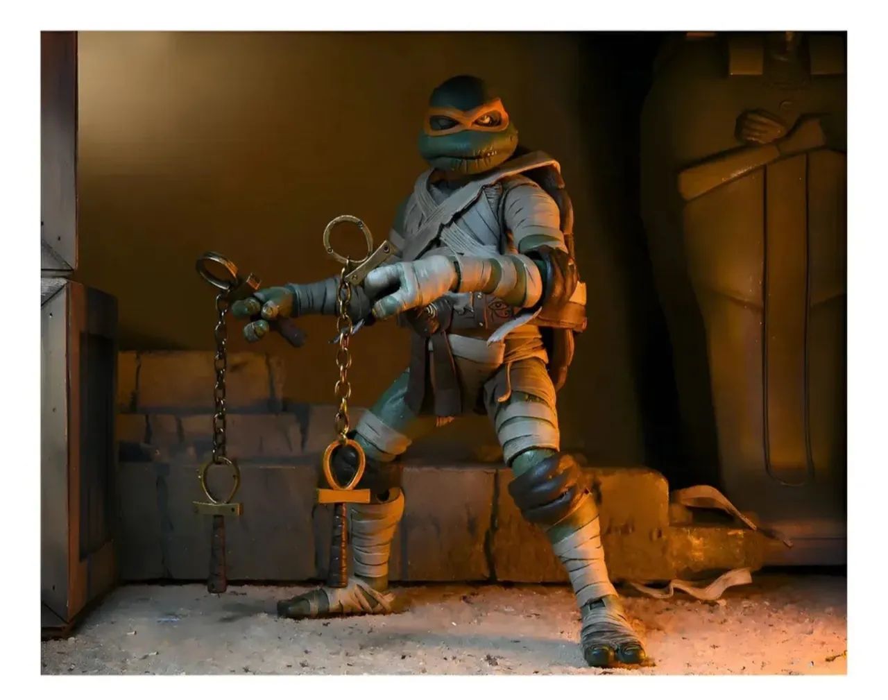 Action Michelangelo The Mummy Neca em perfeito estado.  - Foto 3
