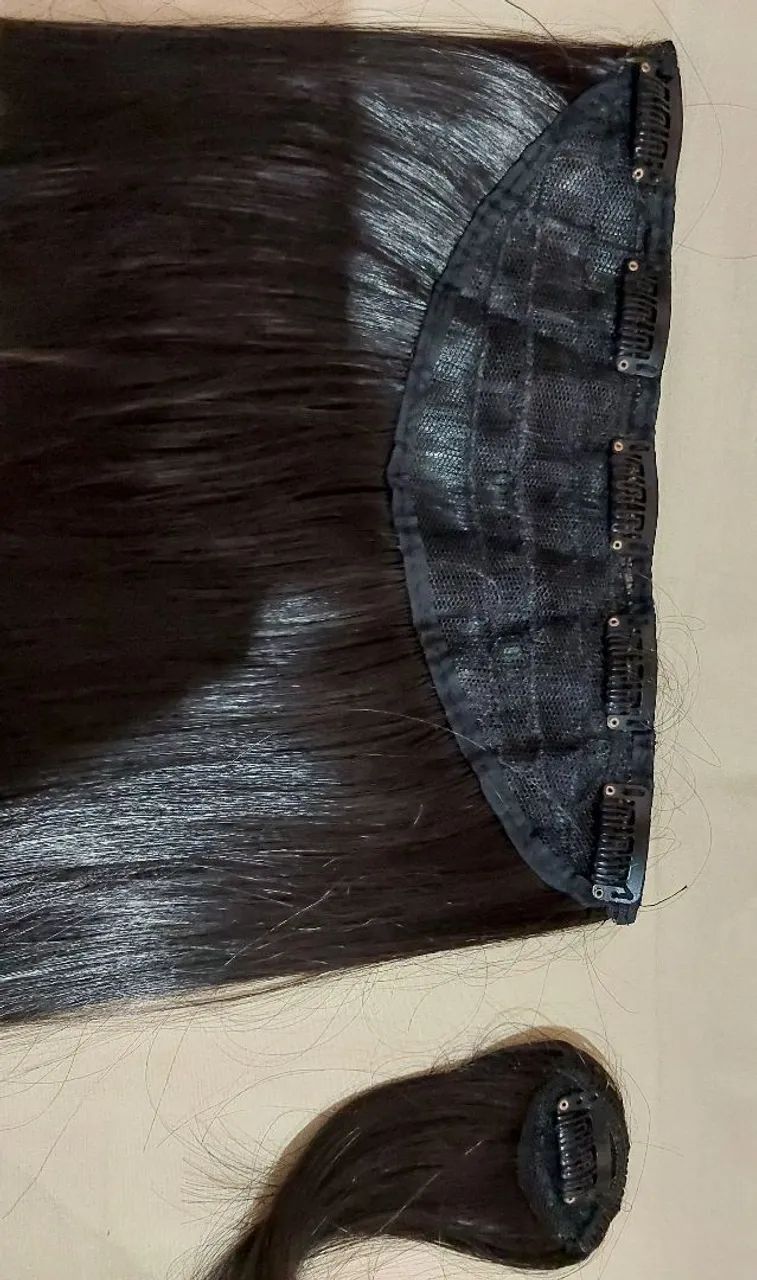 Apliques de cabelo liso - Foto 2