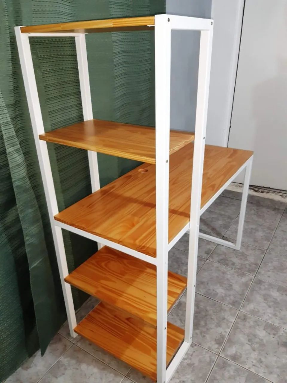 Mesa de escritório, Mesa de trabalho, Mesa com prateleiras - Foto 2