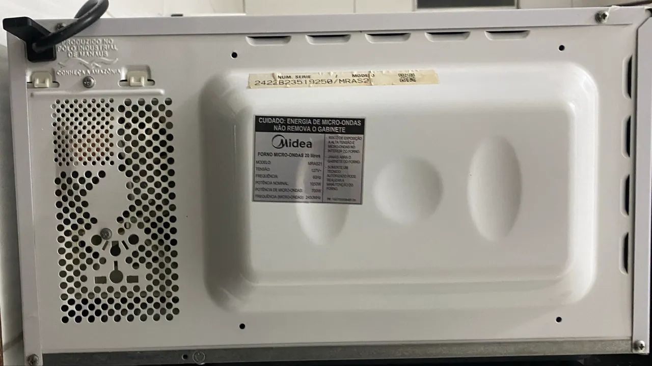 Microondas midea com defeito  - Foto 4