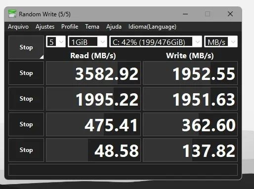 SSD NVME Puskill 512gb