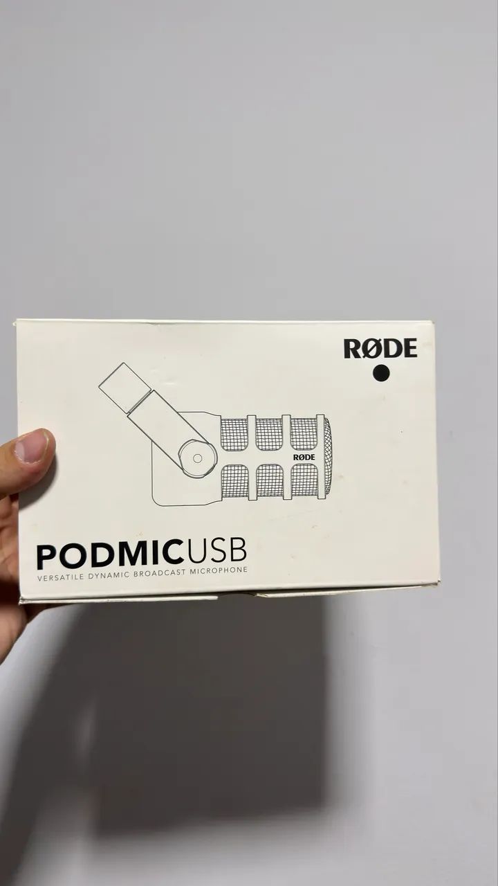 Microfone RODE Podmic Usb - novo na caixa - Foto 3