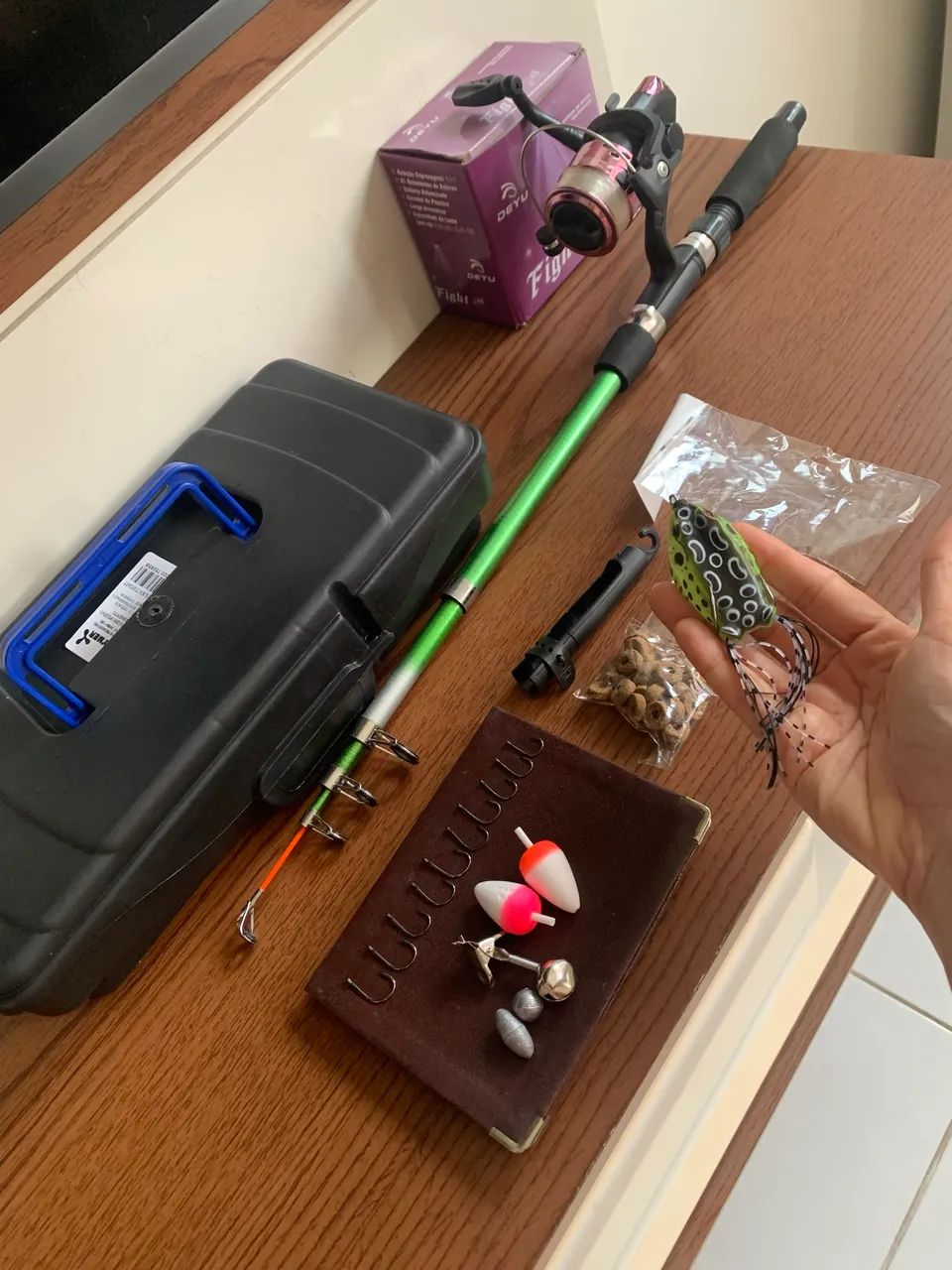 Kit de pesca super completo 