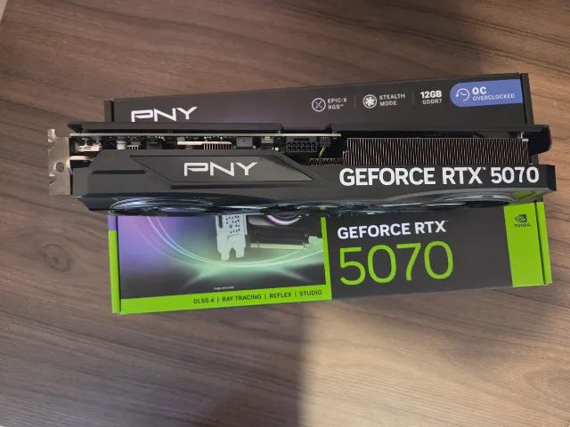 Placa de Vídeo PNY GeForce RTX 5070 Epic-X OC 12GB GDDR7 - Foto 3