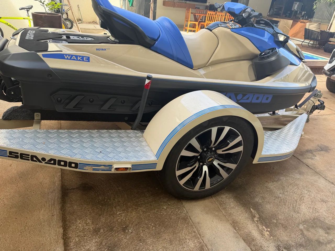 Vendo jet ski wake 170 estado de zero sem a carreta  - Foto 4