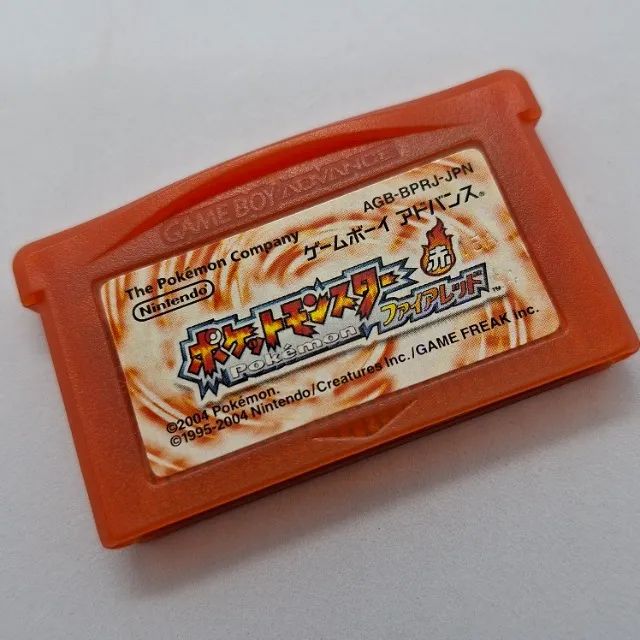 POKÉMON FIRERED GAME BOY ADVANCE JAPONÊS COMPLETO COM WIRELESS ADAPTER - Foto 5