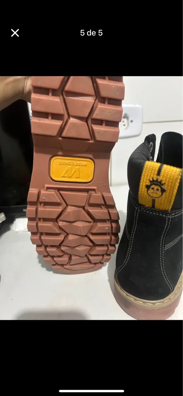 Bota masculina n 40 - Foto 5