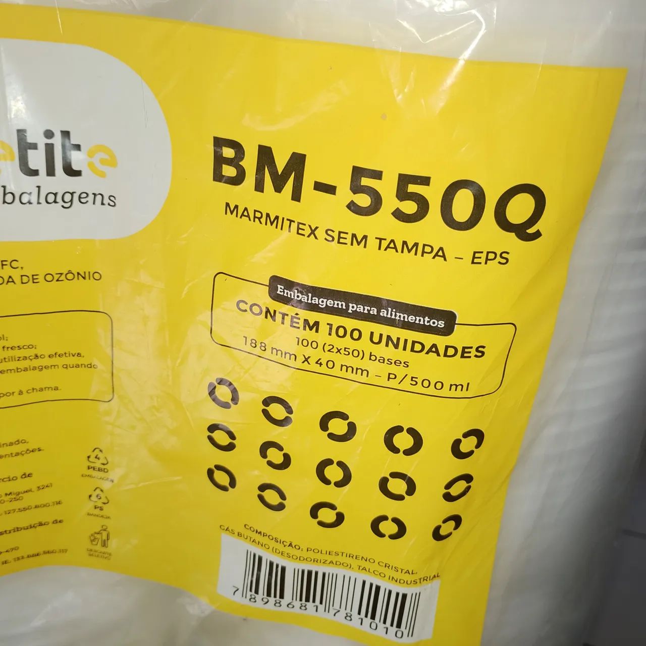 Vendo pacote de Marmitex 500ml - Foto 2